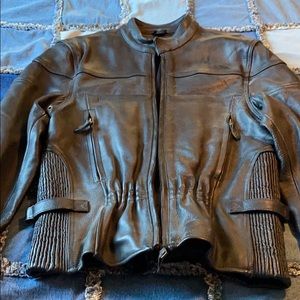 Woman’s Black Leather Jacket